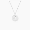 Pendentif Efiso Argent Blanc