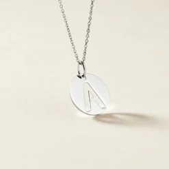 Pendentif Elio A Argent Blanc