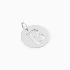 Pendentif Elio B Argent Blanc