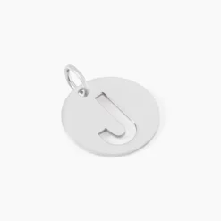 Pendentif Elio J Argent Blanc