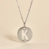 Pendentif Elio K Argent Blanc