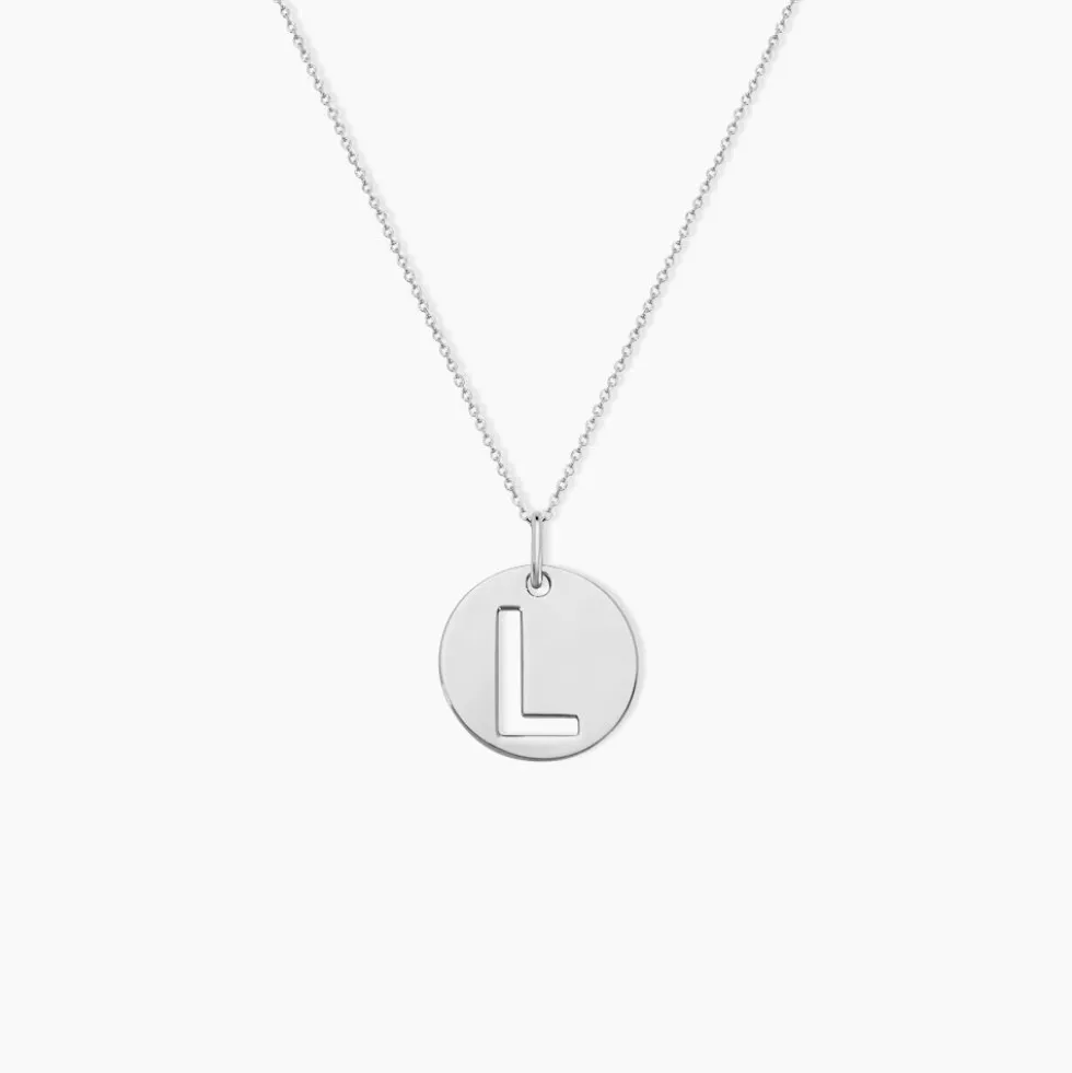Pendentif Elio L Argent Blanc