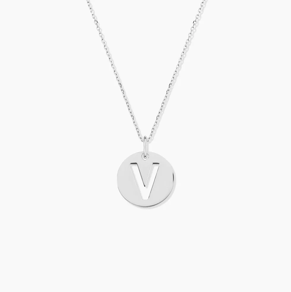 Pendentif Elio V Argent Blanc