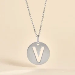 Pendentif Elio V Argent Blanc