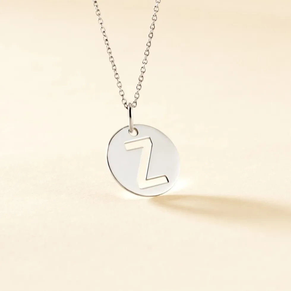 Pendentif Elio Z Argent Blanc
