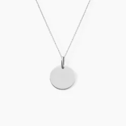 Pendentif Elisandre Argent Blanc