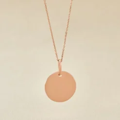 Pendentif Elisandre Argent Rose