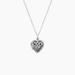 Pendentif Ellya Argent Blanc