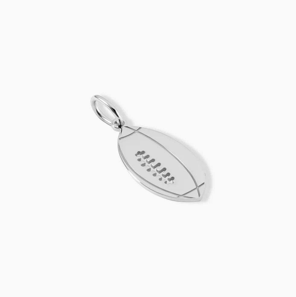Pendentif Elrick Argent Blanc