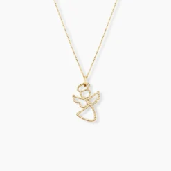 Pendentif Estrellita Ange Aureole Or Jaune