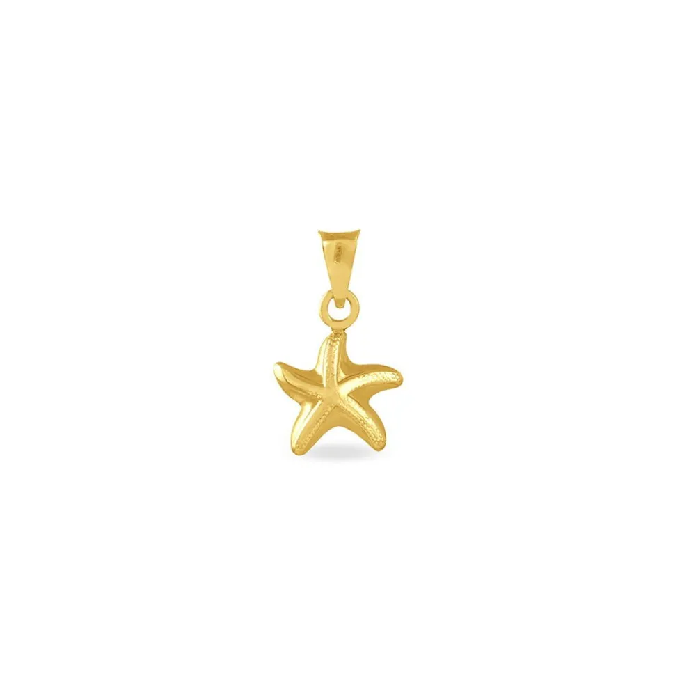 Pendentif Eudocie Coeur Lettre Or Jaune