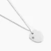 Pendentif Eulalio Argent Blanc
