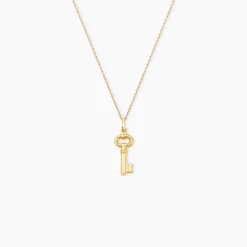 Pendentif Fatilia Clef Coeur Or Jaune