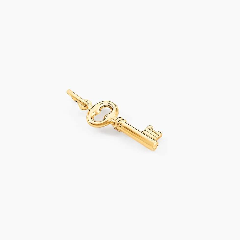 Pendentif Fatilia Clef Coeur Or Jaune