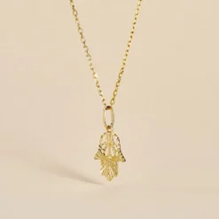Pendentif Fatima Or Jaune
