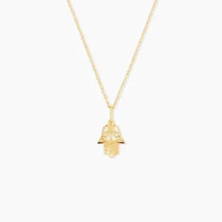 Pendentif Fatima Or Jaune