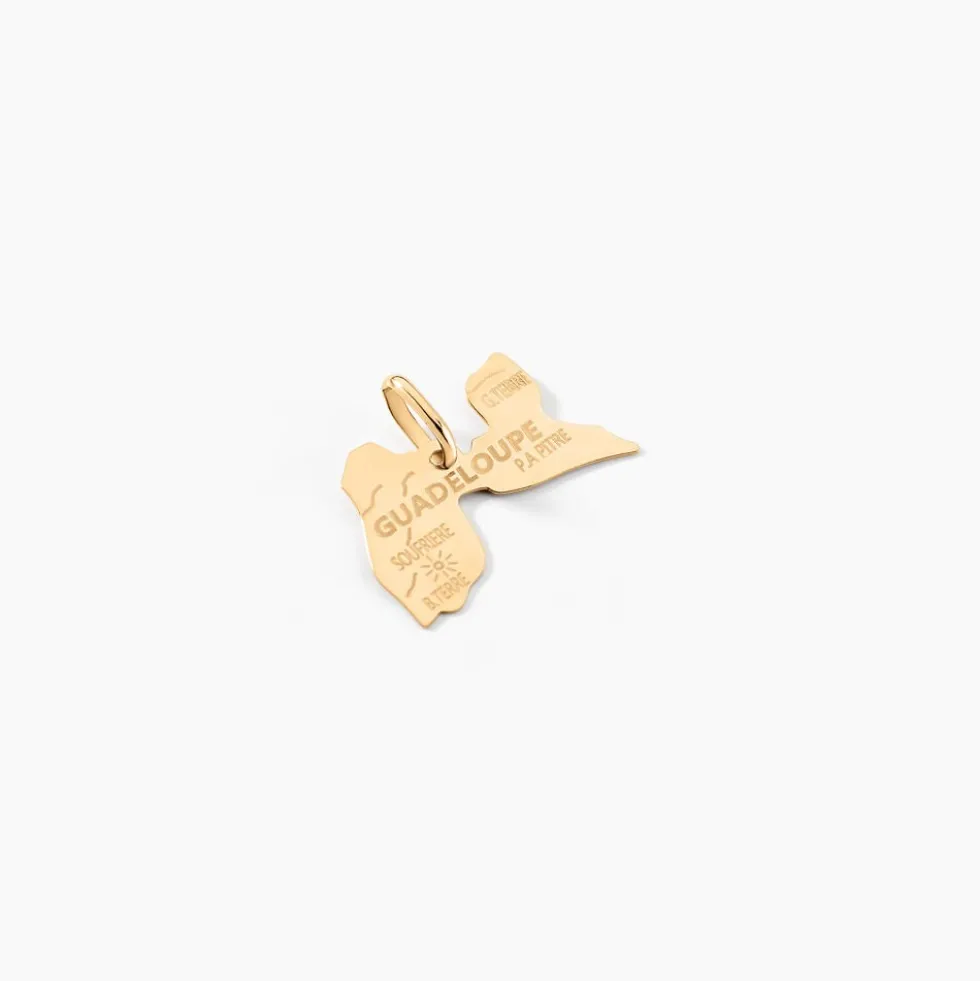 Pendentif Gaietana Guadeloupe Or Jaune