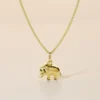Pendentif Gernot Elephant Or Jaune