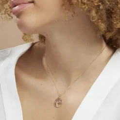 Pendentif Godolieba Or Jaune Amethyste Violet