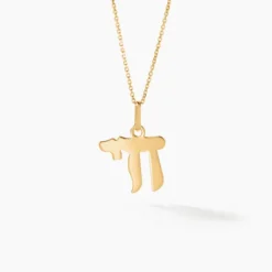 Pendentif Hai Or Jaune