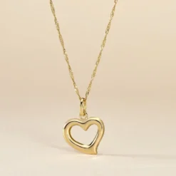 Pendentif Haiza Coeur Bombe Or Jaune