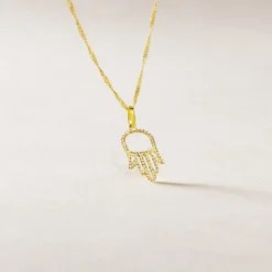 Pendentif Hectorienne Fatim Or Jaune