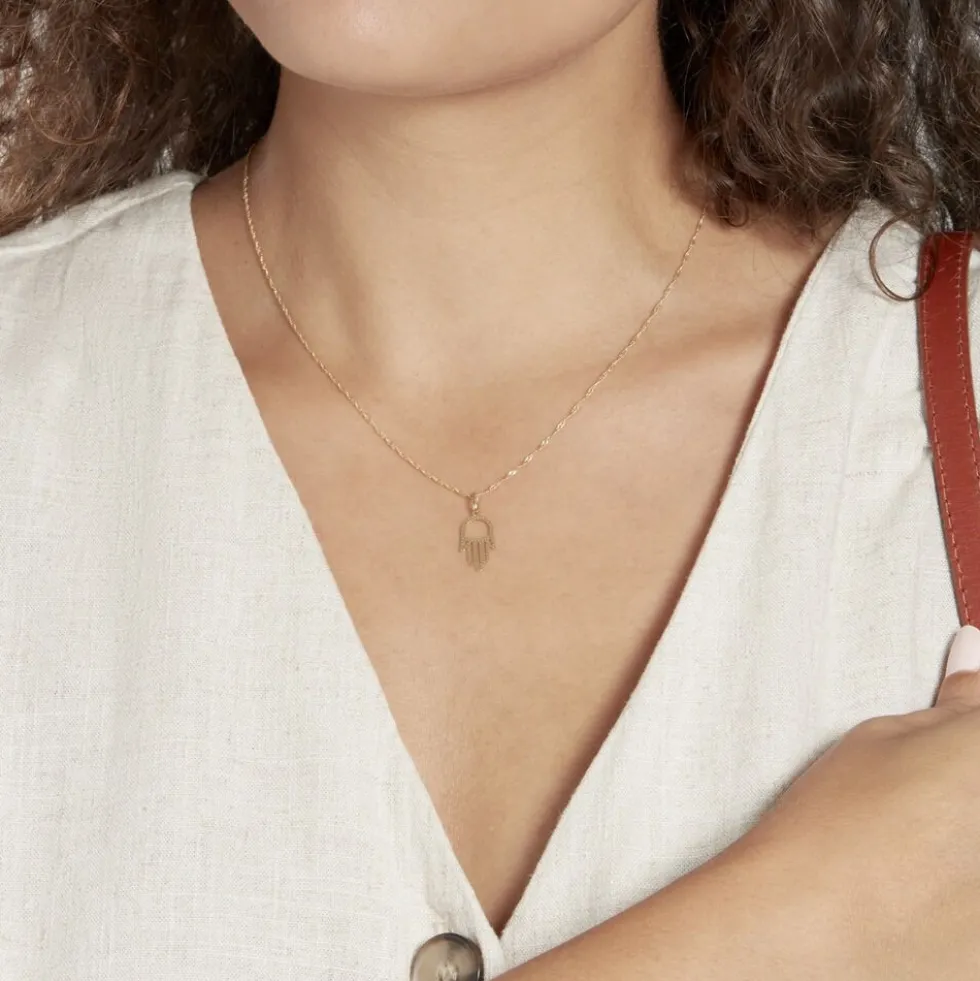 Pendentif Hectorienne Fatim Or Jaune