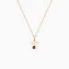 Pendentif Helidie Coccinelle Lettre Or Jaune