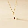 Pendentif Helidie Coccinelle Lettre Or Jaune