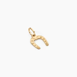 Pendentif Hillary Fer A Cheval Or Jaune