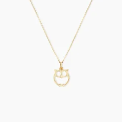 Pendentif Ilies Hibou Or Jaune