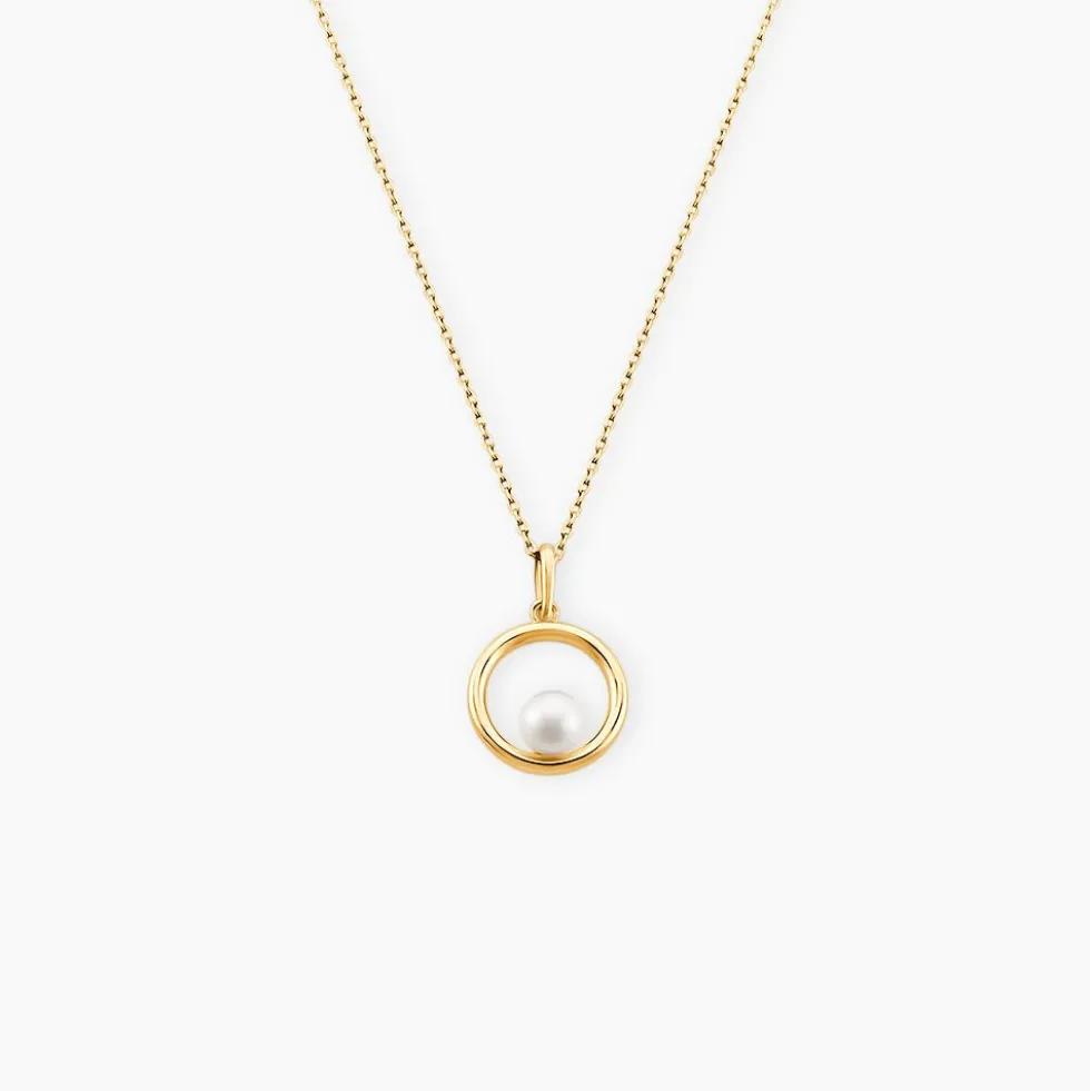 Pendentif Imelie Or Jaune Perle De Culture