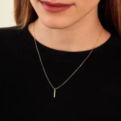 Pendentif Ionia Lettre Or Jaune