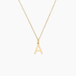 Pendentif Ionia Lettre Or Jaune