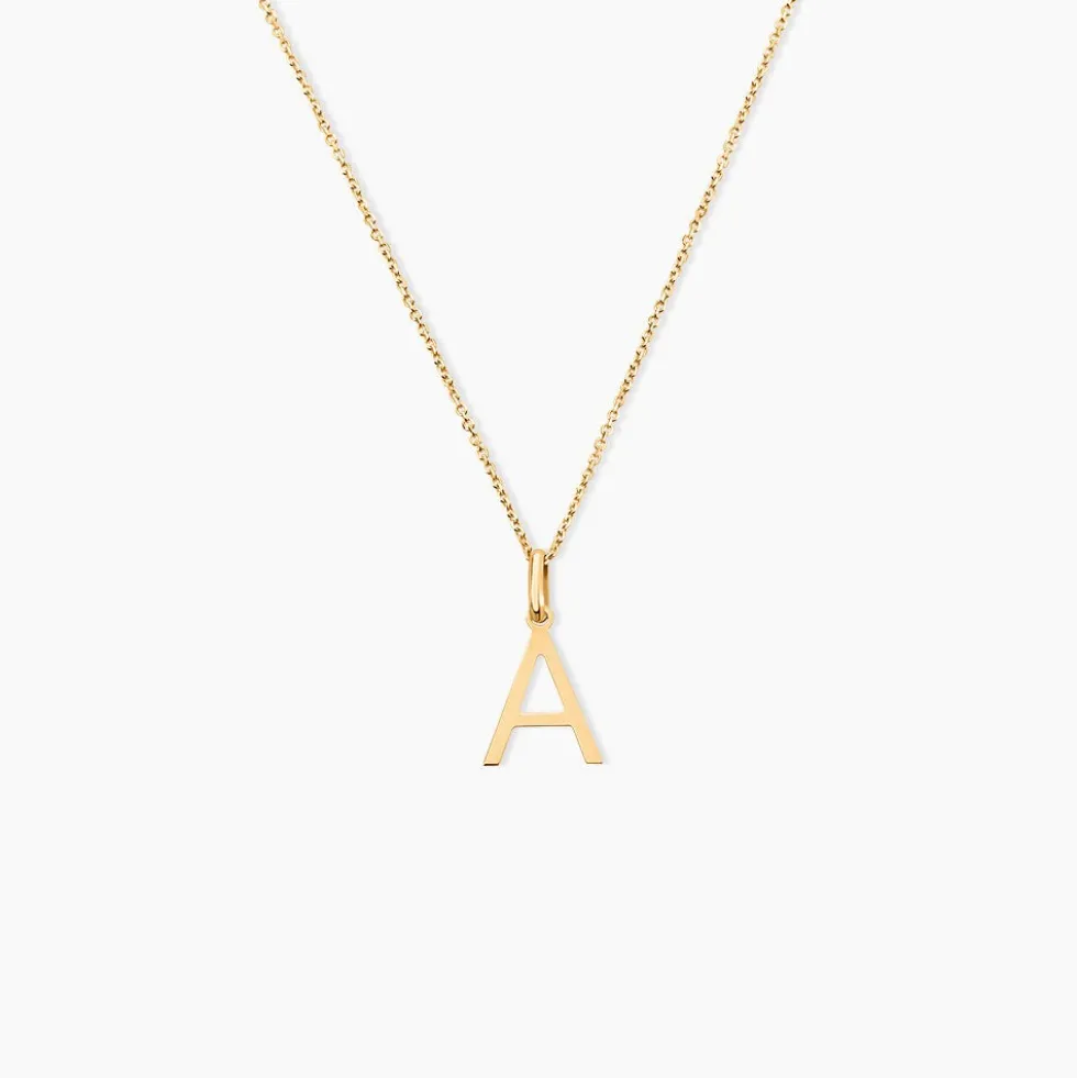 Pendentif Ionia Lettre Or Jaune