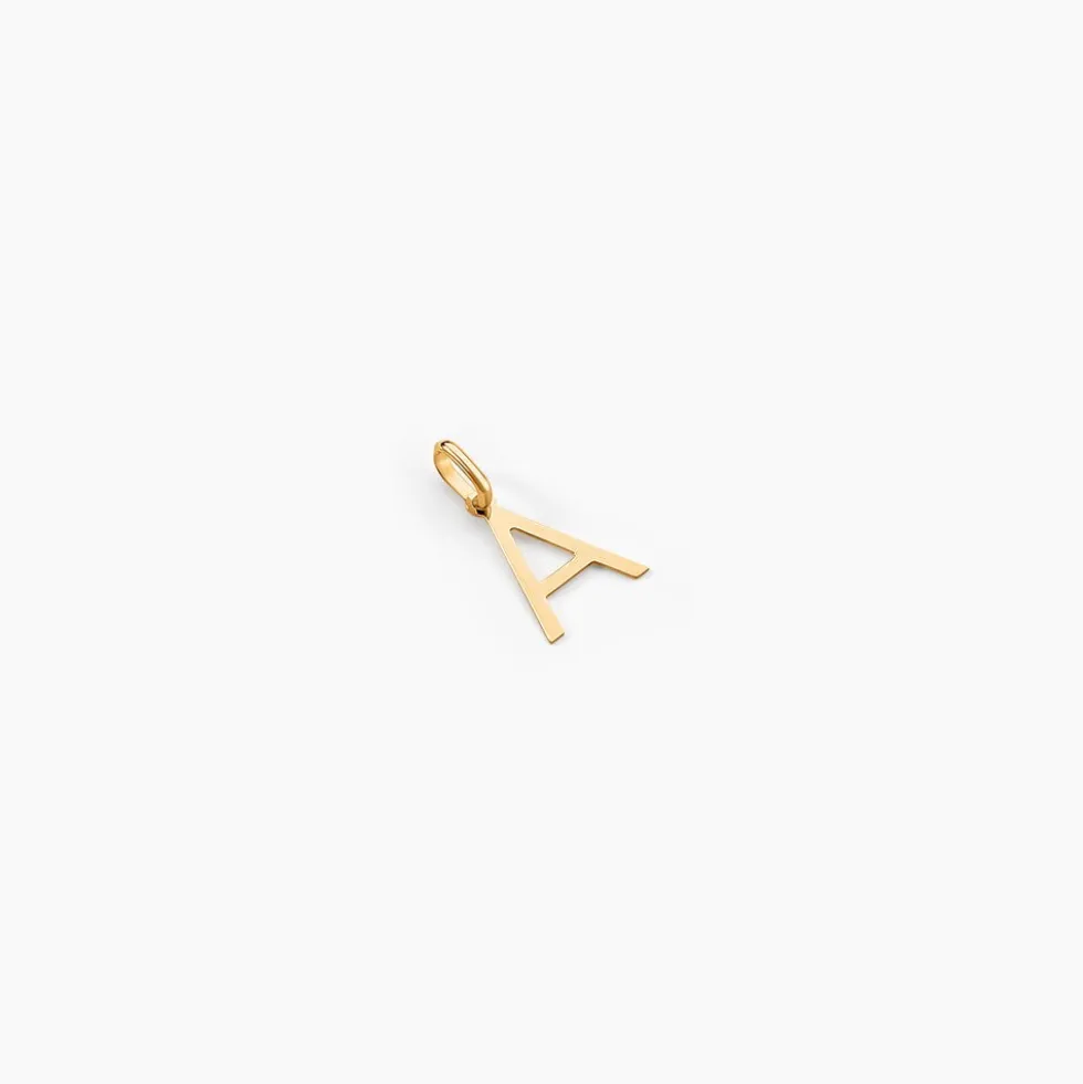 Pendentif Ionia Lettre Or Jaune