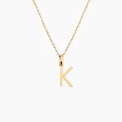 Pendentif Ionia Lettre Or Jaune