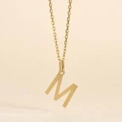 Pendentif Ionia Lettre Or Jaune