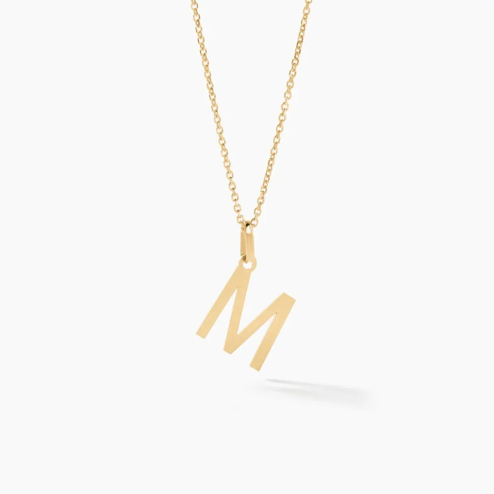 Pendentif Ionia Lettre Or Jaune
