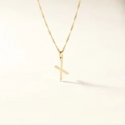 Pendentif Ionia Lettre Or Jaune