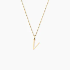 Pendentif Ionia Lettre Or Jaune