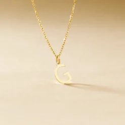 Pendentif Ionia Lettre Or Jaune