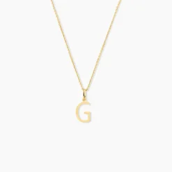 Pendentif Ionia Lettre Or Jaune