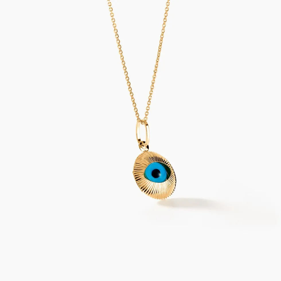 Pendentif Ivannie Oeil Or Jaune