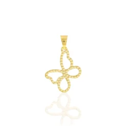 Pendentif Jaima Papillon Diamante Or Jaune
