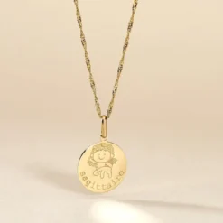 Pendentif Jannila Zodiaque Or Jaune