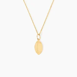 Pendentif Julius Sport Rugby Or Jaune