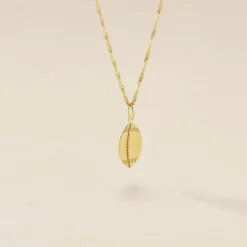 Pendentif Julius Sport Rugby Or Jaune