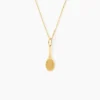 Pendentif Julius Sport Tennis Or Jaune