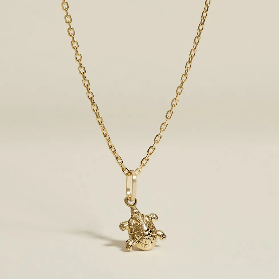 Pendentif Kalinka Tortue Or Jaune